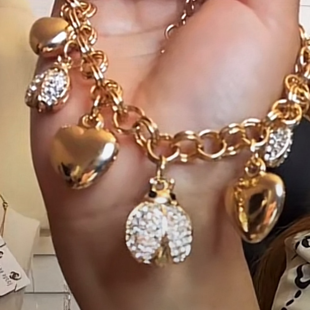 Bracelet Stainless Steel, with gold bath 14 k